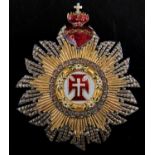 Kingdom of Portugal. Star of the Military Order of Christ, first class, by J A de Costa Lisbon Small
