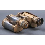 Binoculars. German WWII military issue, marked Dienstglas, 6x30, No 284168 and manufacturer's code