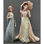 A Coalport bone china figure of Vicky from the Ladies of Fashion series, 23cm h, printed mark and