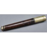 A 1.5" nickel plated brass Pattern 373 refracting telescope, Ross, London, No 84230, early 20th c,