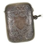 A George V silver vesta case, Birmingham 1914, 1oz 11dwts Good condition