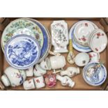 Miscellaneous Chinese and Japanese ornamental porcelain, 20th c, including reproductions Good