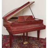 A Samick model SG-140A 54" piano, No IMFG0550, mahogany finished Excellent condition, practically as