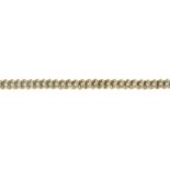 A diamond bracelet, in 9ct gold, 13.9g Good conditiion