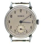 A stainless steel wristwatch, Smith's movement, ref C11360, 30mm Not winding / running, hands