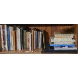 One shelf of books, art reference and collecting, including ceramics, toys and textiles
