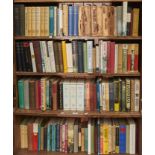 Four shelves of books, miscellaneous general shelf stock