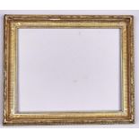 A giltwood and composition picture frame, 19th c, sight 44 x 54.5cm Some dirt and small losses,