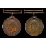 Mercantile Marine war medal Thomas H Rivers and Arthur Hoban