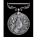 Army Long Service and Good Conduct Medal, Victoria, second type reverse,  886 Pte A Harris 6th Dgn
