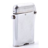 A Thorens stainless steel cigarette lighter, marked BRIT PAT, No 408916 Slight signs of use