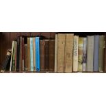 One shelf of books, fine art reference English watercolours, to include M Hardie - Watercolour