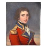 Attributed to Henry Bone RA (1755-1834) - Portrait Miniature of an Officer of the Coldstream Guards,