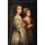 After Sir Anthony van Dyck - Double Portrait of Mary Princess Royal and James Duke of York, three