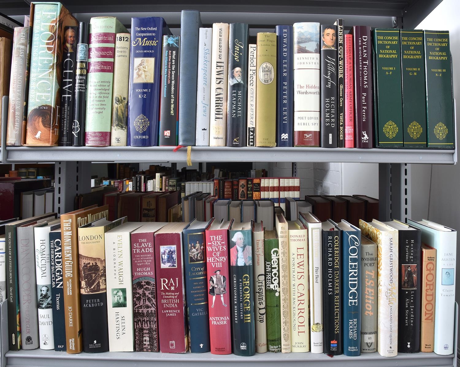 Books. Miscellaneous general shelf stock (5 shelves)