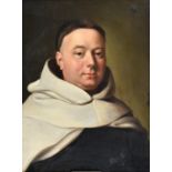 Attributed to Jean Francois de Troy (1679-1752) ‘ Portrait of a Carmelite Monk, oil on canvas, 38.