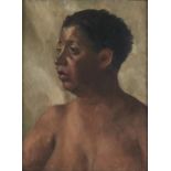 British School, early 20th c - Portrait of a Woman, head and shoulders, oil on canvas, 39 x 29.5cm