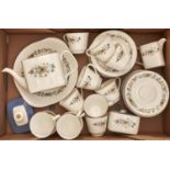 A Royal Doulton bone china Parasol pattern tea service (40)