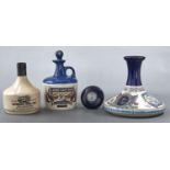 Wines and Spirits. British Navy Pusser's Rum, in presentation pottery bottle, 1 litre, 54.5% vol,