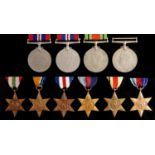 World War Two, Defence Medal, War Medal and Stars (10)