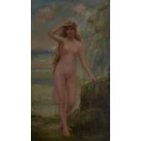 Gilbert Baldry (1876-1928 ) - A Sea Nymph, signed and dated 1911, oil on canvas, 105 x 59.5cm