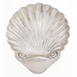 A Victorian silver butter shell, Sheffield 1893, 2ozs 3dwts Light wear, not split