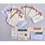 Postal History. Great Britain 1842-1947, the group of covers (67) and pieces (37) from the same