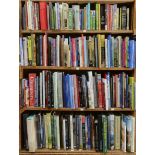 Four shelves of books, general shelf stock