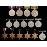 World War Two, Defence Medal, War Medal and Stars (15)