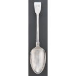 A Victorian silver gravy spoon, Fiddle pattern, by Joseph and Albert Savory, London 1840, 5ozs