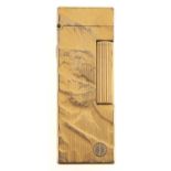 An Alfred Dunhill gold plated Rollagas cigarette lighter Light wear to plating consistent with