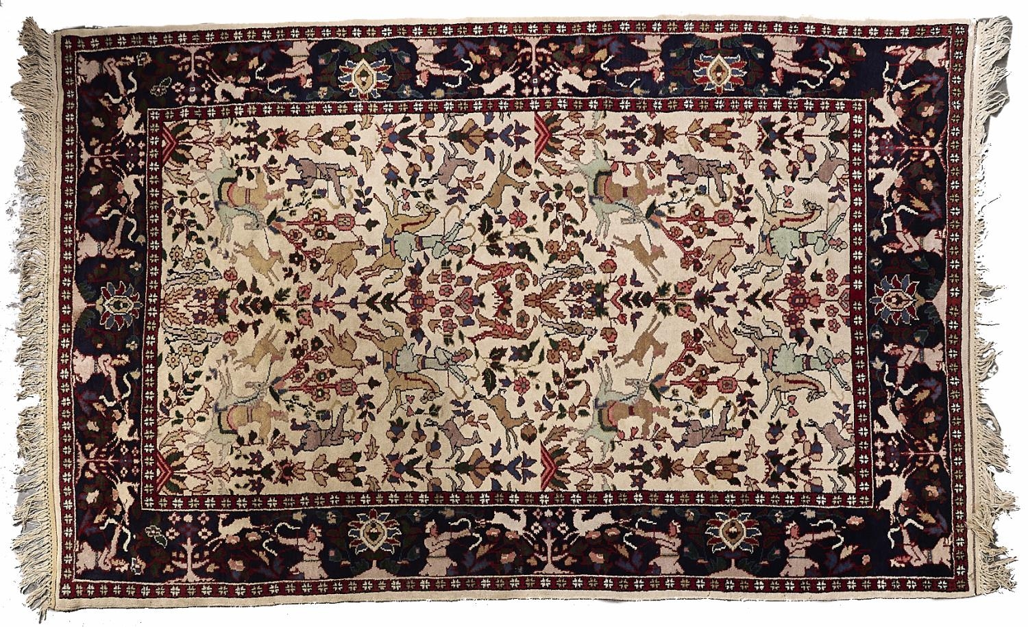 A hunting rug - 118 x 192cm