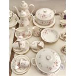 A Royal Albert bone china For All Seasons Breath of Spring pattern dinner service, printed mark Good