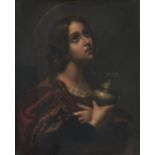 Italian Artist, 19th c after Carolo Dolci - St Mary Magdalene, oil on canvas, 29.5 x 24cm Untouched,