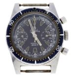 A Sandoz stainless steel gentleman's chronograph wristwatch, 38mm Wear as apparent from image, not