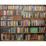 Eleven shelves of books, general shelf stock, medical, etc