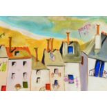 Ponckle Fletcher (1934-2012) - St Ives, signed and dated '97, watercolour, 15 x 22cm Good condition
