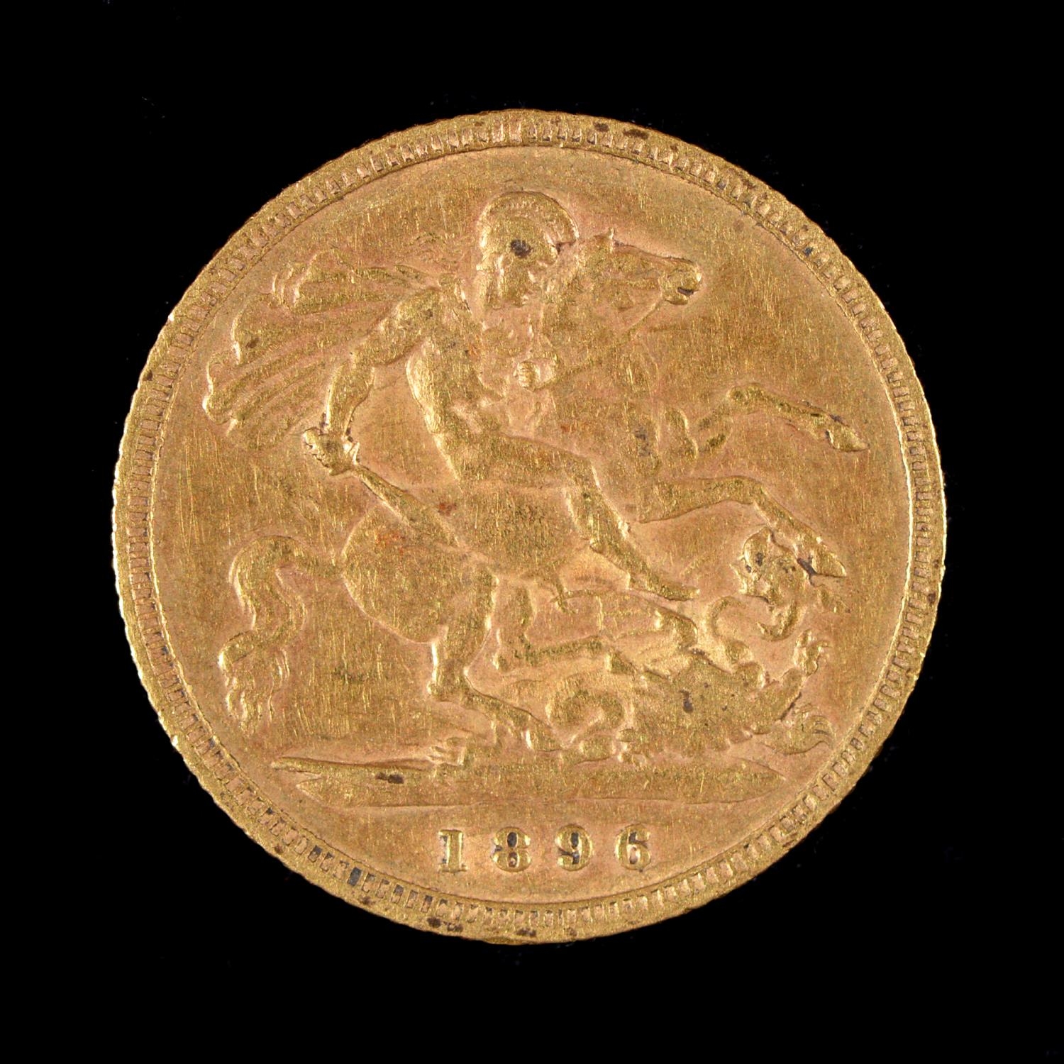 Gold Coin. Half sovereign 1896 - Image 2 of 2