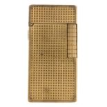 A gold plated lighter Plating worn
