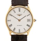 A Longines 18ct gold self winding gentleman's wristwatch, 32mm, numbered on caseback 18837761