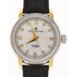 A Constantin Weisz stainless steel lady's wristwatch, with mother of pearl dial and crystal set