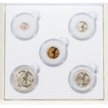 Gibraltar proof fine silver five coin set 2020