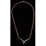 A diamond necklace, in 9ct gold, 6.4g Good condition