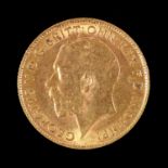Gold Coin. Half sovereign 1915