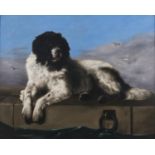 After Sir Edwin Landseer - A Distinguished Member of the Humane Society, oil on canvas, 51 x 64cm