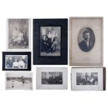 Miscellaneous Victorian cabinet portraits and other photographs, late 19th / early 20th c