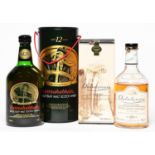Bunnahabhain Islay single malt Scotch whisky, 12 years old, 1litre, 43%, in presentation tube and