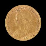 Gold Coin. Half sovereign 1896