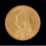 Gold Coin. Sovereign 1890