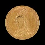 Gold Coin. Sovereign 1891